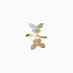 Butterfly Ring With Enamel - Image 3