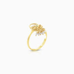Bag Ring with Diamond & Emerald - Image 4