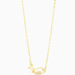 Fish Necklace with Zircon - Image 3